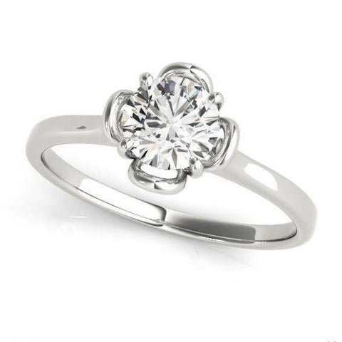Sakcon Jewelers Ring Sterling Silver/CZ Celedonia 1ct. Moissanite/Engagement Ring