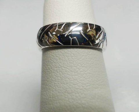 Sakcon Jewelers Ring Street Bike 2-8mm Motocycle Tire Tread Ring
