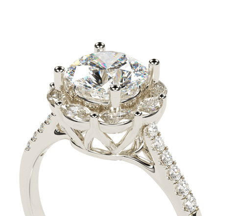 Sakcon Jewelers Ring Tena Diamond Engagement Ring
