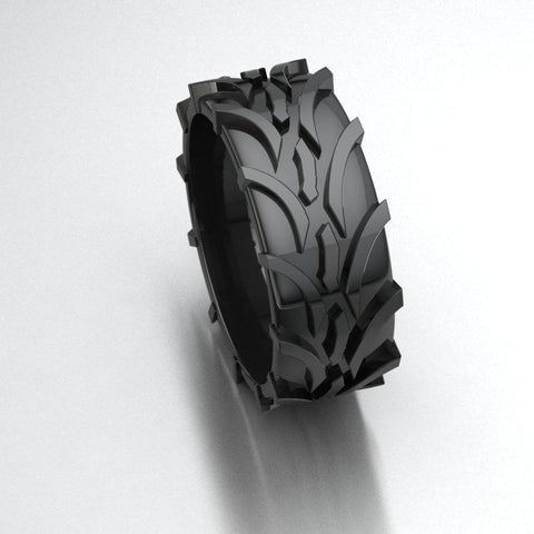 Sakcon Jewelers Ring Tractor Tire Ring-3-10mm