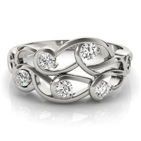 Sakcon Jewelers Ring Tu-Tone Angie Diamond Fashion Ring