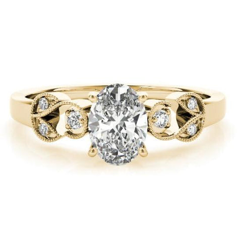 Sakcon Jewelers Ring Tu-Tone Celeste Diamond Engagement Ring
