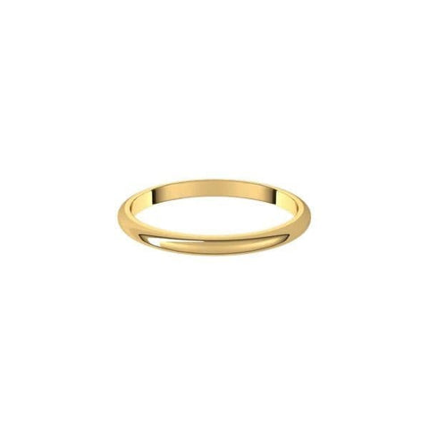 Sakcon Jewelers Ring Wedding Band 2.0mm Half Round