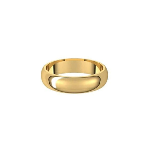 Sakcon Jewelers Ring Wedding Band 5.0mm Half Round